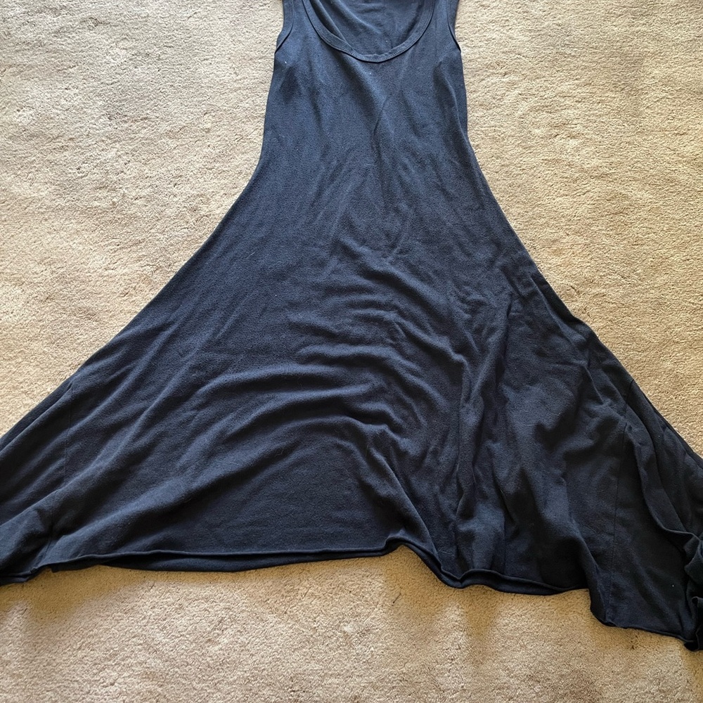 Body Central Black Asymmetrical High-Low Sundress